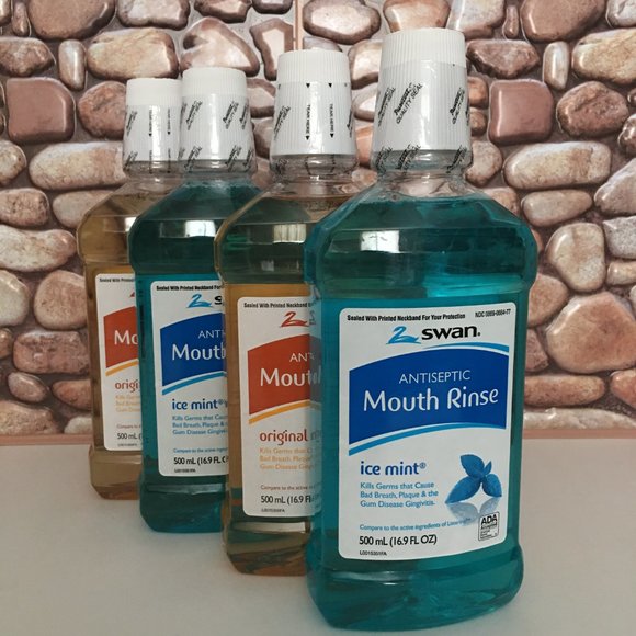 Lot of 4 Swan Antiseptic Mouth Rinse - Picture 2 of 11
